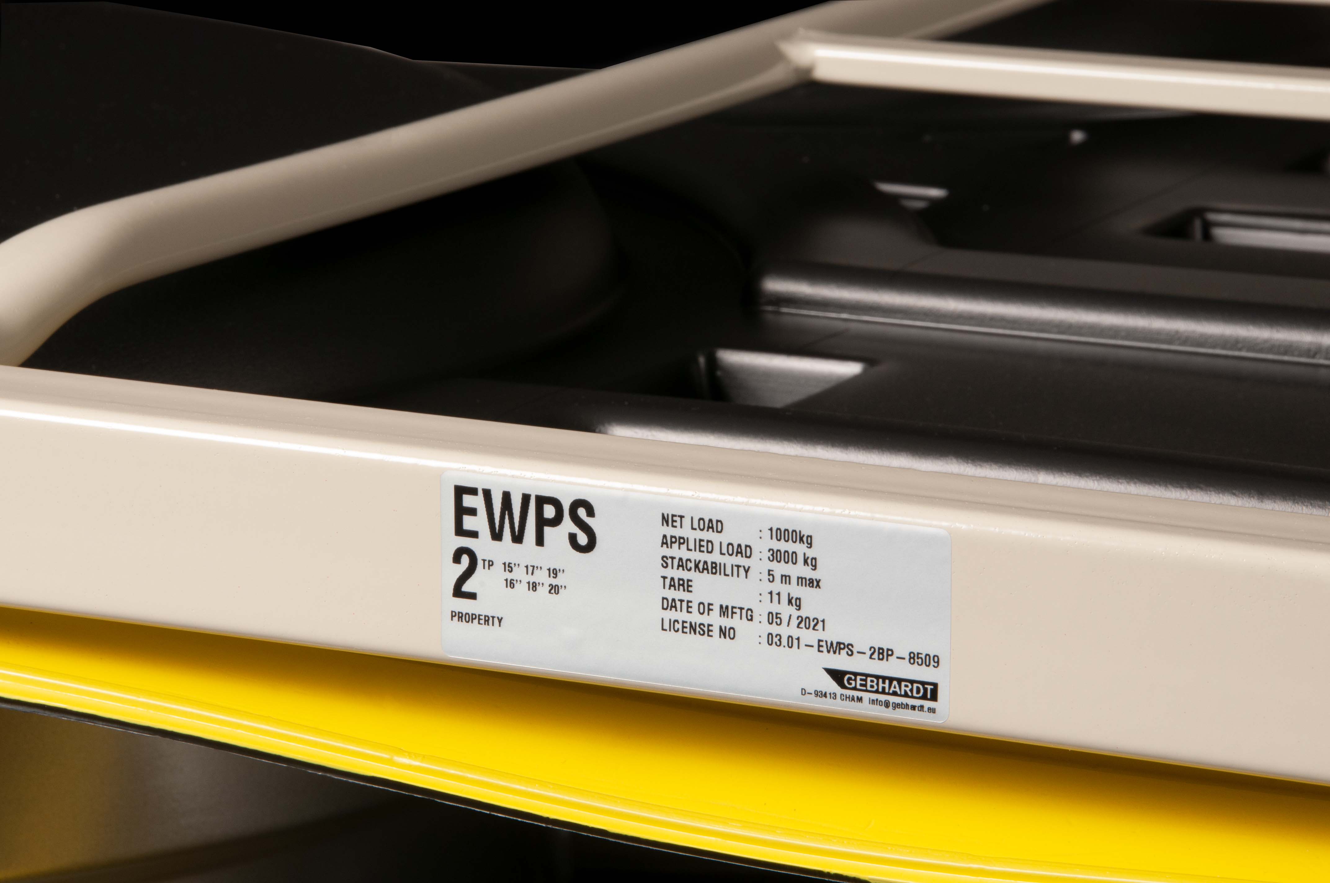 EWPS Palette von GEBHARDT